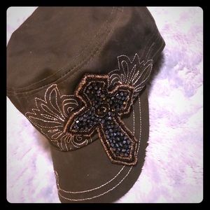 Hat with cross